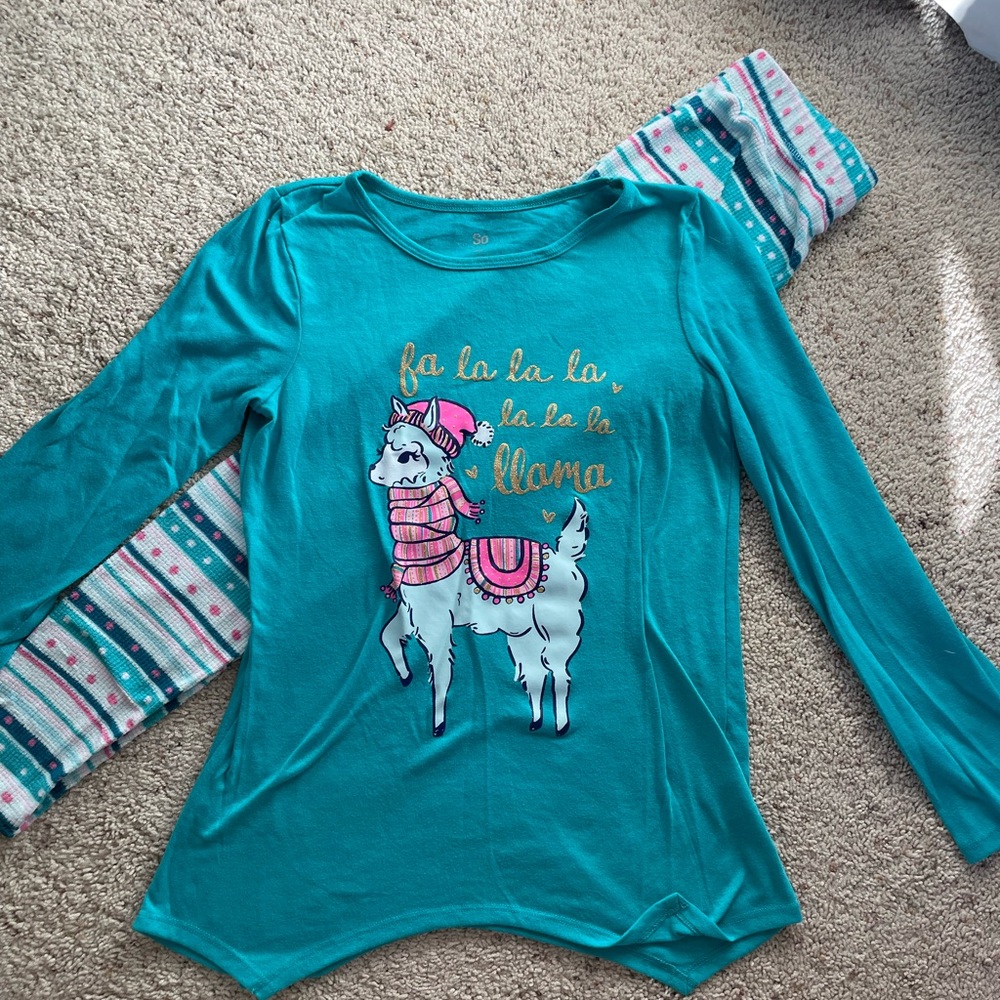 llama pajama set